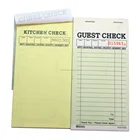 Custom-made design popular guest check duplicate order pad for restaurant