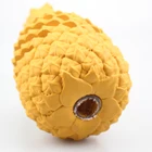Toy Rubber Toy Hot Selling Dog Puzzle Rubber Pineapple Chew Toy