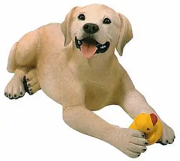 yellow lab outdoor statue