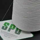 SPO Hand Knitting Yarn Silk Cotton Blend Yarn 120Nm/2 Raw White