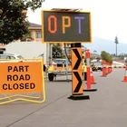 EN12966 Portable 5Colour Message Signs Electronic Led VMS