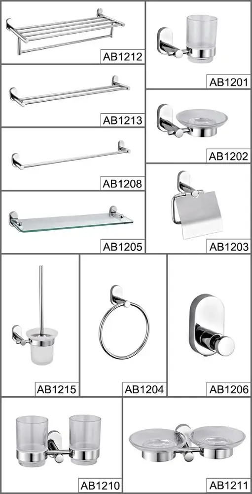 Hardware Hotel Shower Bathroom Accessories Set