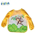 Low Price High quality baby bib with waterproof long sleeves