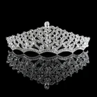 wholesale ballet tiara rhinestone crown hair clip cheap beauty wedding bridal tiara hair crown accessories
