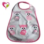 Eco-friendly 100% Polyester Waterproof Baby Bibs
