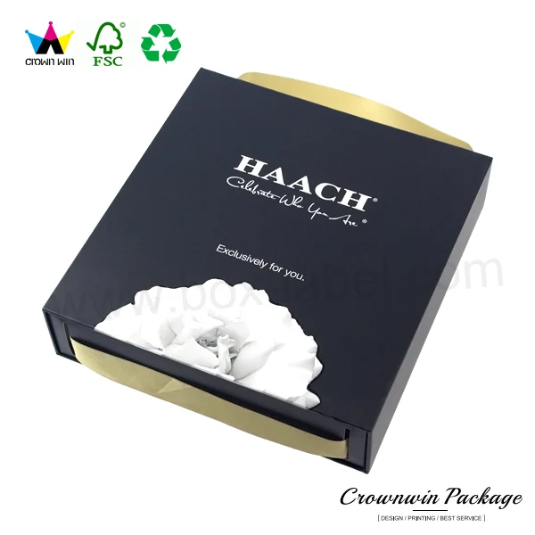 rigid drawer  strong></p></a>black /strong> gift box with logo