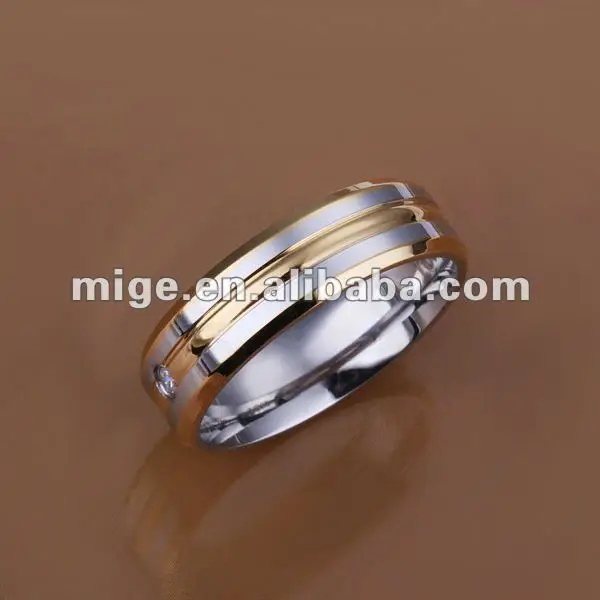 18k yellow gold wedding rings for men(rc100)