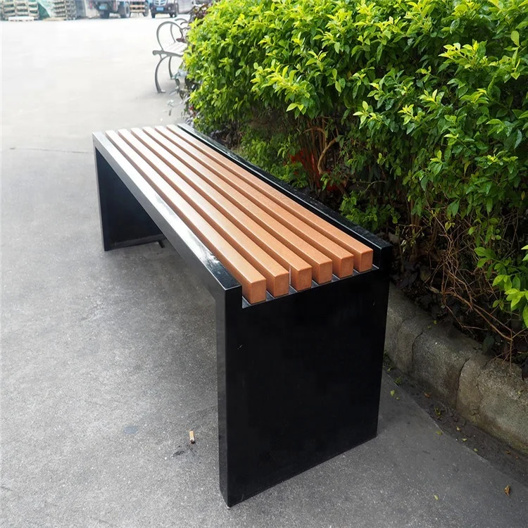 Modern Britania Outdoor Furniture Patio Seating Plastic Park Bench