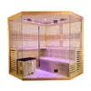 smartmak hemlock solid wood home sauna room