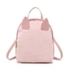 2019 New design cartoon pu leather mini shoulder bag women bagpack small plush backpack for girls