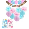 Wholesale Party Supply Gender Reveal Photo Booth Prop Paper Lantern Set Baby Gender Reveal Party Supplies