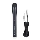 Professional Interview Condenser Microphone with Handheld Wire Mic