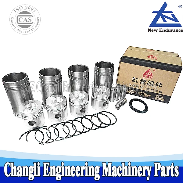Chinese Forklift Spare Parts Piston Cylinder Kit For Xinchai 490BPG Engine (490B-01005)