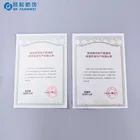 Qingsong high quality custom security watermark certificate paper, anti counterfeiting certificate printing