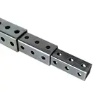 A53 Galvanized GI Square Steel Tubing With Perforated Holes