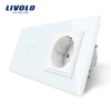 Touch Switch controlled power 13A electrical 3ac electrical poweroutlet types multiple socket