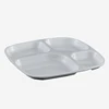/product-detail/school-canteen-use-eco-friendly-white-rectangle-plastic-plate-4-divided-compartments-melamine-lunch-tray-60823678828.html