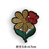 Custom Applique Flower And Insect Embroidery Patches For Clothing