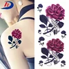 Long Lasting Adult Sexy Lower Back Lotus Flower Temporary Tattoos