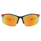 LJ172 High Quality Pc Polarized Uv400 Black/White/Red Frame Sport Sunglasses For Women Men