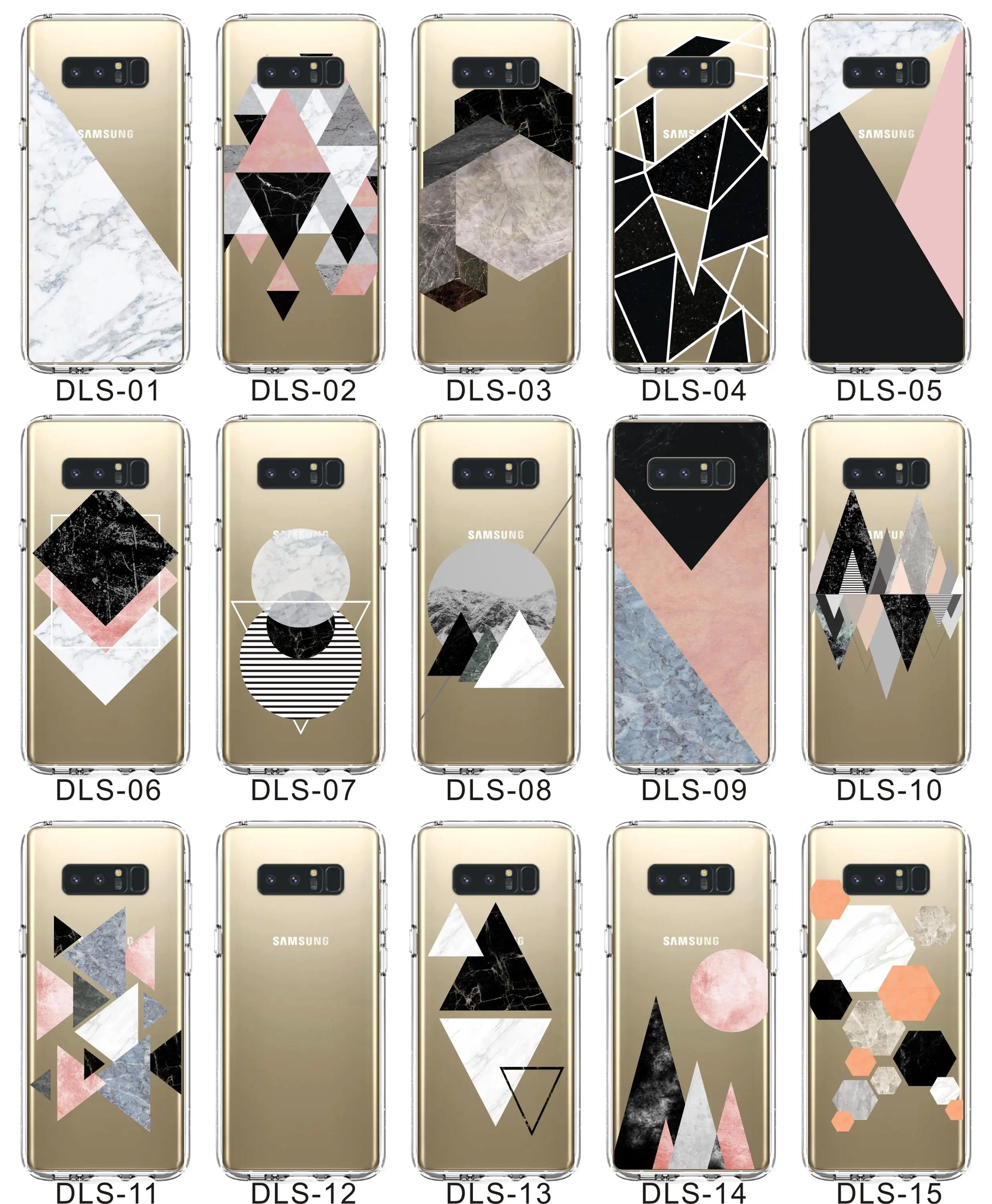 Marble Patterned For Samsung Galaxy Note 8 TPU Case Phone S8 S7 Edge Soft Flexible Slim Fit Protective Cover for Samsung Note 8 Case For Samsung Galaxy Note 8 Case White Henna Mandala Floral Lace Clear Design Printed Transparent Protective Phone Cover TPU Case for Galaxy Note 8