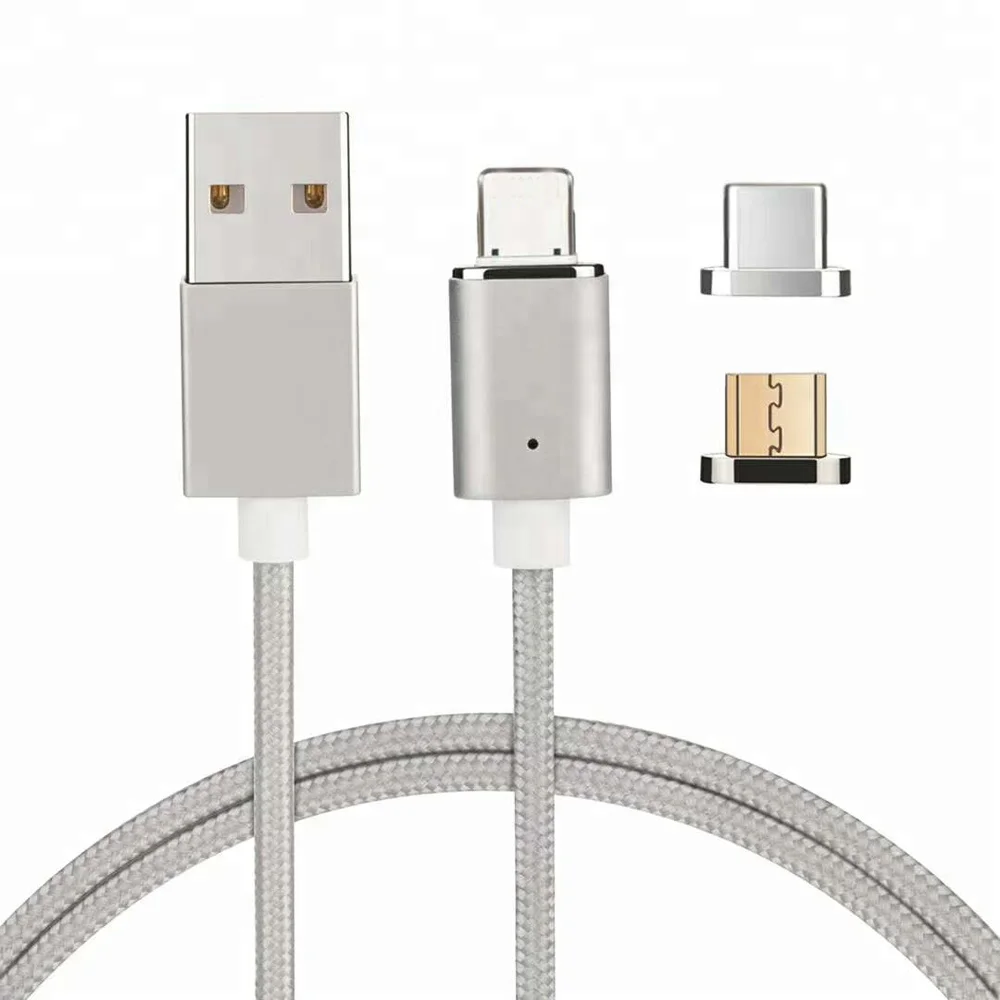 Universal Mini 3 In 1 Fast Charging 2.4A Charger And Data Magnetic Usb Cable - ANKUX.COM