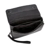 Men's Clutch Bag Handbag Long Wallet Business Organizer Checkbook PU Leather Purse