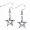 Fashion jewelry zinc alloy drop simple design elegant hook earring moon and star earring