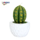 Best choice OEM ODM products new idea wholesale paraffin cactus candle favors