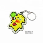 Cartoon Character Custom Design PVC Doll Keychain