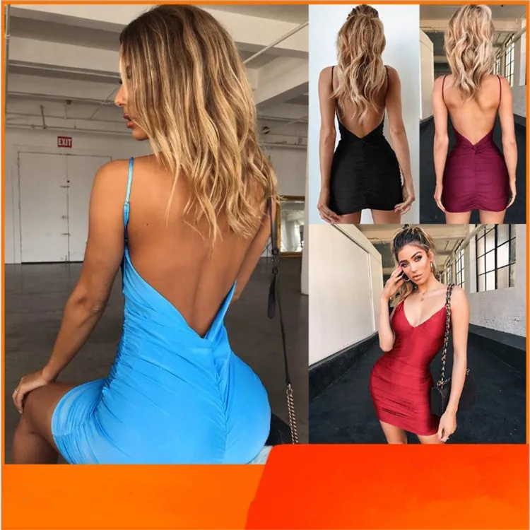 Fashion women clothes ladies sleeveless plunging halter sexy nightclub dress, Red;wine red;black;blue
Fashion women clothes ladies sleeveless plunging halter sexy nightclub dress, Red;wine red;black;blue