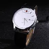 Hot Selling Fashion Alloy Stainless Steel Watch Leather Belt Quartz Man Watch