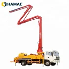 Hamac concrete pump boom truck for sale with machine arms