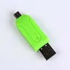 2 in 1 Multi function OTG Micro USB smart card Reader