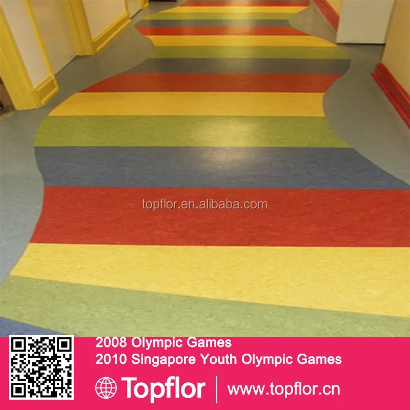 Colorful Environment Potective Rubber Flooring