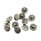 Plating color antique silver eco-friendly shank plastic button for lady's coat/shirt garment