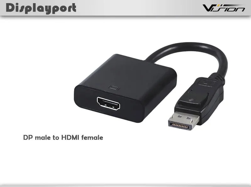 Displayport Display Port DP to HDMI Cable Male to Female HD 1080P High Speed - ANKUX.COM