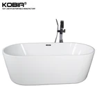 C-6202B Foshan factory freestanding acrylic tool-free spa bath tub