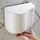 1500W ABS Plastic Wall Mounted Yes Sensor Hotel Hand dryer For Home and Bathroom