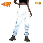 Custom High Waist Reflective Cargo Jogger Pants For Women