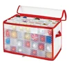 Christmas Ornament Plastic Storage Box Decorative Organizer