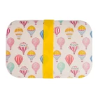 Rectangular Box Seal Bamboo Fiber Food Container Eco Friendly Bamboo Fibre New Style Kid Lunch Box Dishwasher Safe Food Storage Seal Case