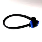 the straight 20pin to 90 degree 20pin dual USB 3.0 cable