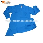Blue cheap 2pcs set pant&shirt dubai workwear factory uniforms cotton clothing