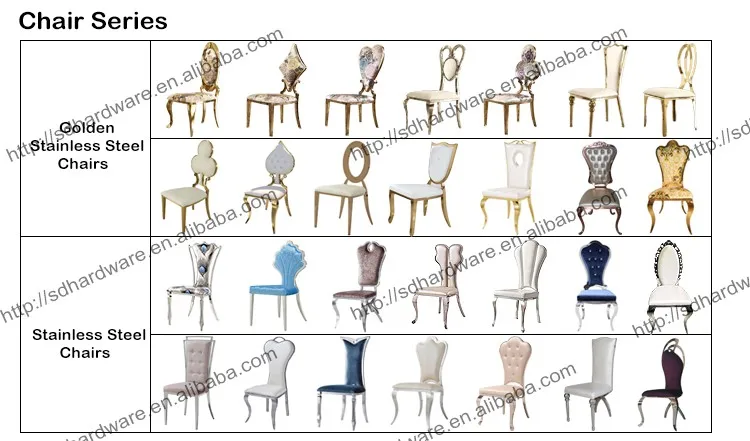 ローズゴールドデザインステンレススチールウェディング宴会ダイニング椅子で腕仕入れ・メーカー・工場