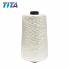 Lasser MVD71 machine used polyester DTY 150d/2 120tpm twisted milky yarn for embroidery