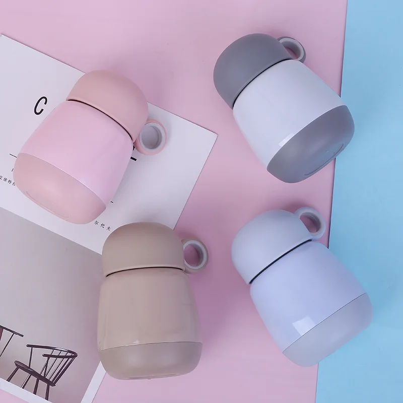HT102087 New insulation cup Creative chocolate egg cup Small capacity portable mobile ladies student Vacuum flask, Borwn/pink/blue/gray
HT102087 New insulation cup Creative chocolate egg cup Small capacity portable mobile ladies student Vacuum flask, Borwn/pink/blue/gray