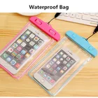 High Quality Universal Waterproof Pvc Mobile Phone Cases Clear Pouch Waterproof Bag Water Proof Cell Phone Bag With Lanyard