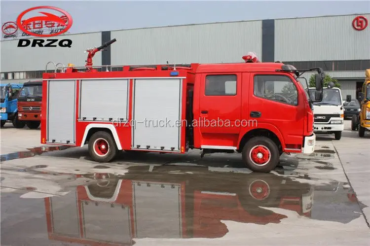 fire engine truck with fire fighting water pump