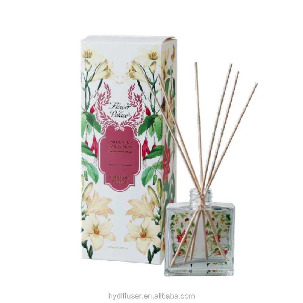New design reed diffusers in glass bottle for home fragrance use